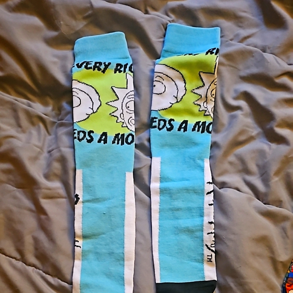 Rick and morty socks